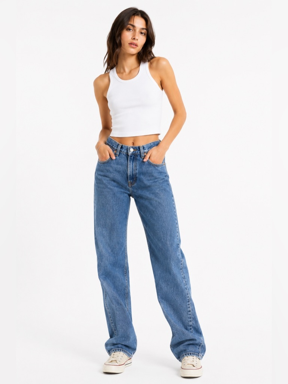 Levi’s 560 Loose Fit Straight Leg Jeans 10 USA Made Vintage Mom Jeans 90s Y2K